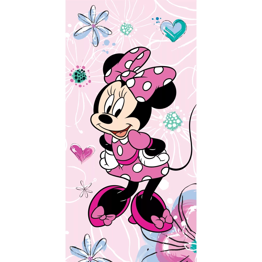 Disney Minnie Pink Bow Törölköző 70x140cm