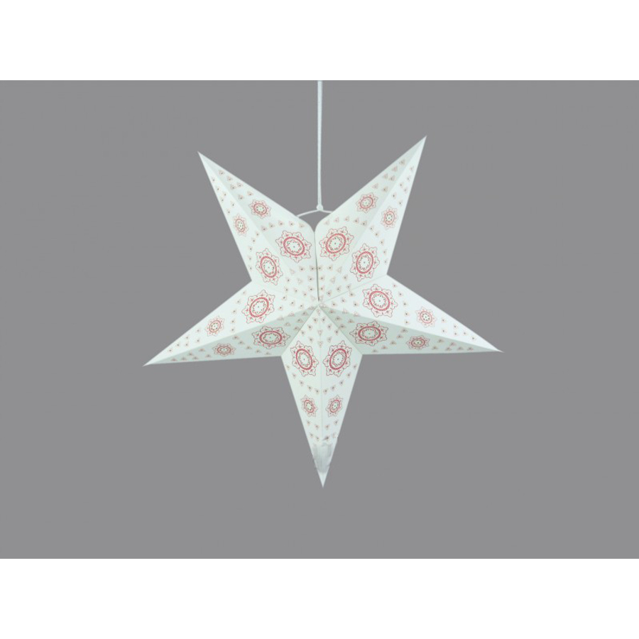 Fehér Csillag Lampion 60 cm